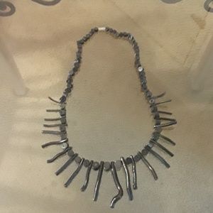 VTG Tribal Black Wooden Necklace
